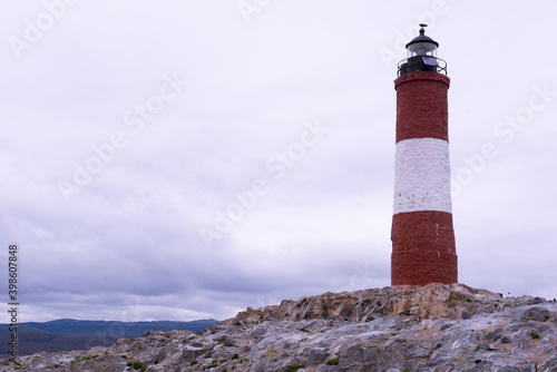 lighthouse on the coast Ushuaia