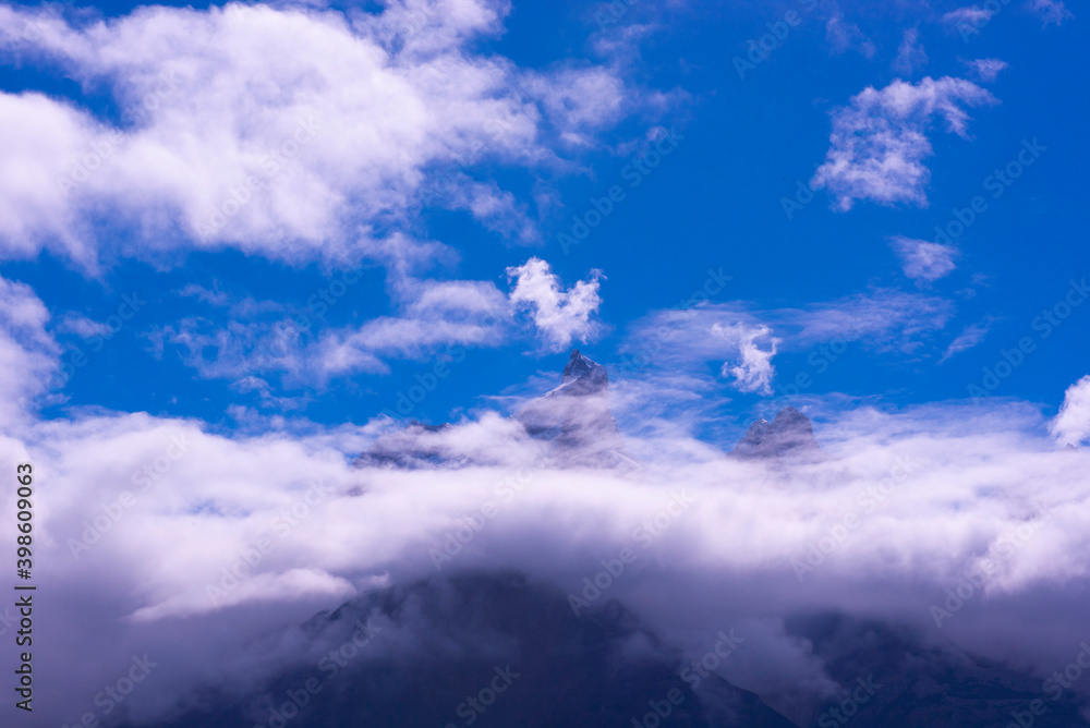 clouds in the sky whit mountains clouds in the sky whit mountains