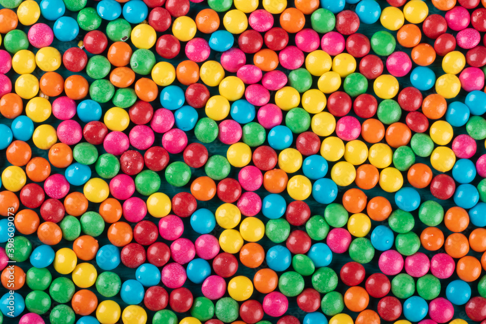 Colorful Confetti candy background texture top view. Colorful Confetti candy background texture top view.