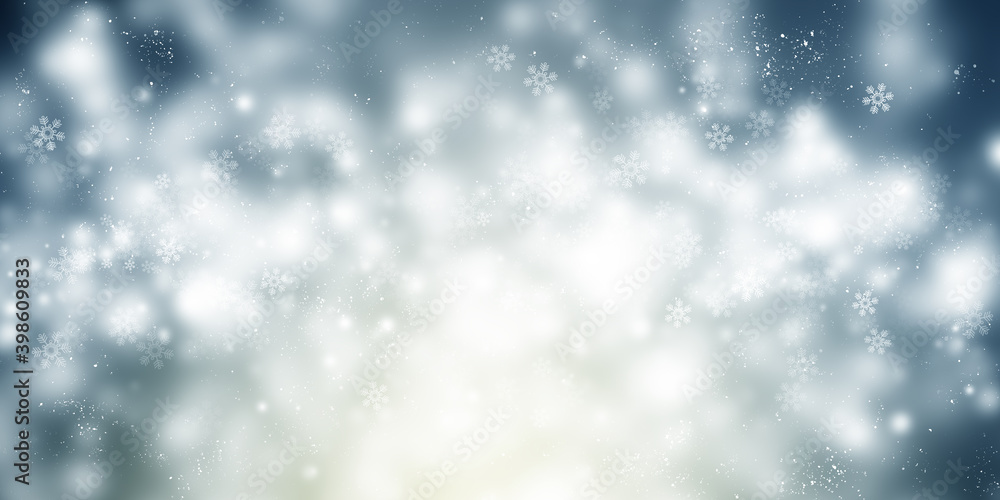 white and gray snow blur abstract background