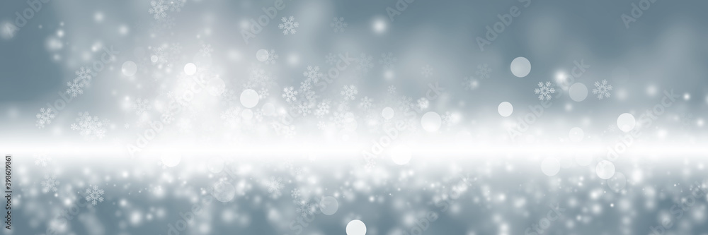 white and gray snow blur abstract background