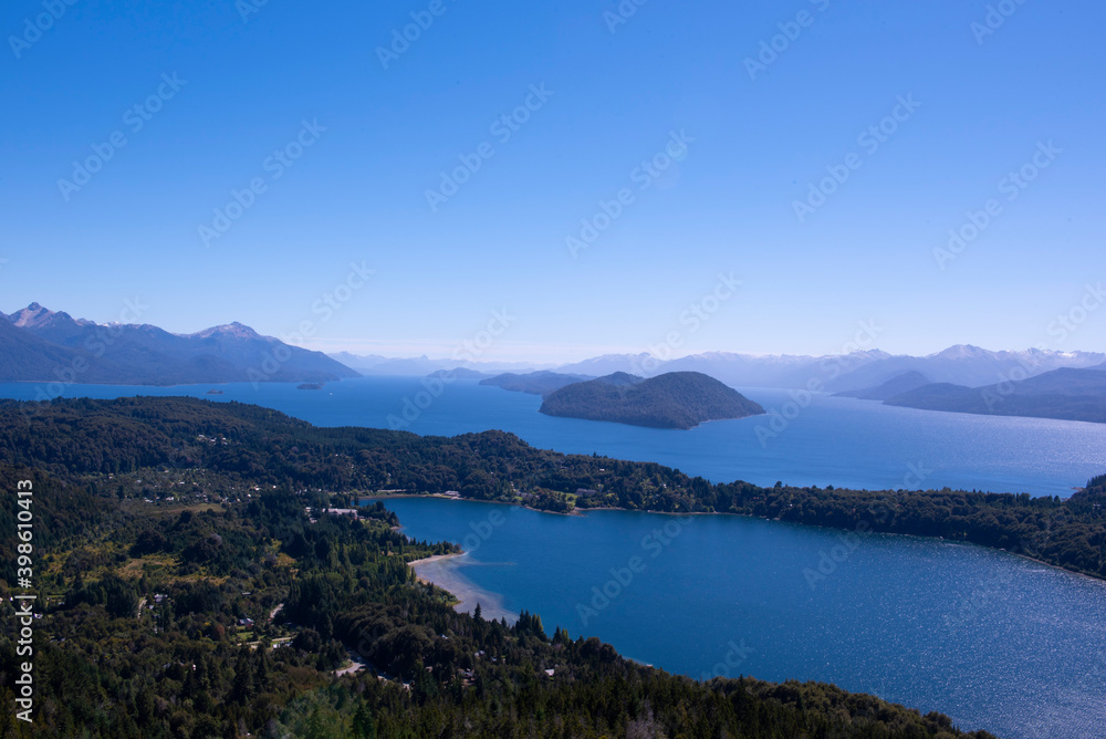landscape with lake landscape with lake
