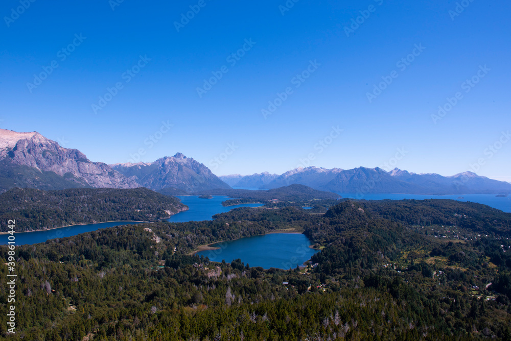 Fototapeta premium landscape with lake