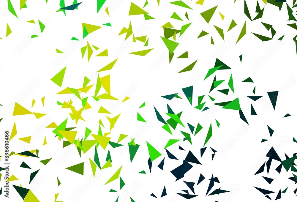 Dark Blue, Green vector background with polygonal style. Dark Blue, Green vector background with polygonal style.
