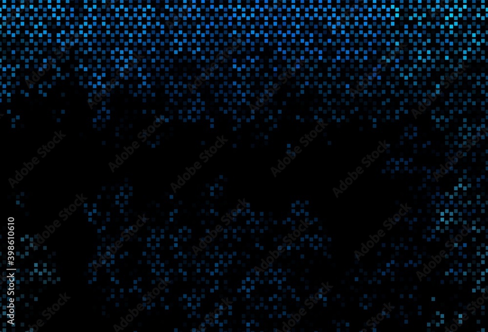 Dark BLUE vector texture with rectangular style. Dark BLUE vector texture with rectangular style.
