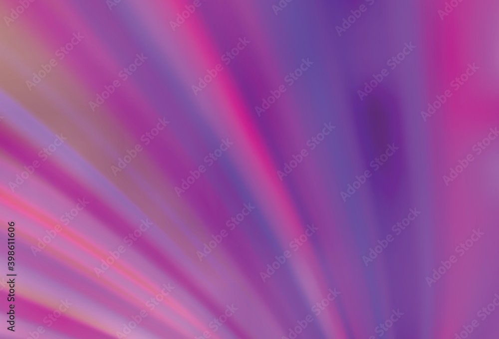 Fototapeta premium Light Pink vector glossy abstract backdrop.