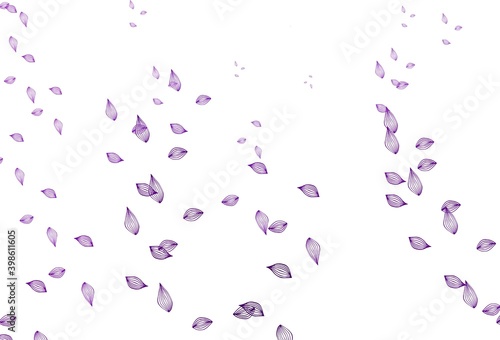 Light Purple vector doodle background.