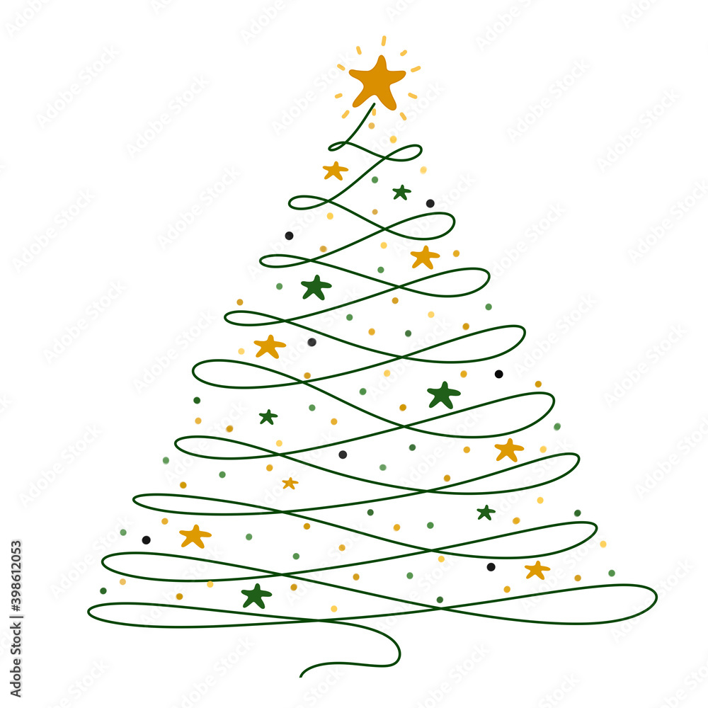 Christmas tree icon. Set of Christmas trees isolated on white. Decorations for Christmas. Christmas tree icon. Set of Christmas trees isolated on white. Decorations for Christmas.