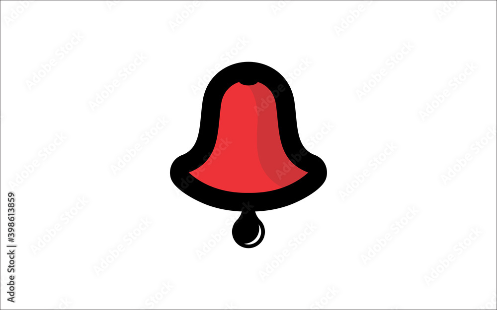 Illustration vector graphic of bell Icon in modern style isolated on background Illustration vector graphic of bell Icon in modern style isolated on background