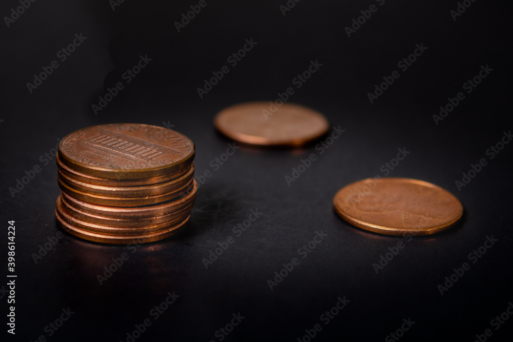 pile of coins