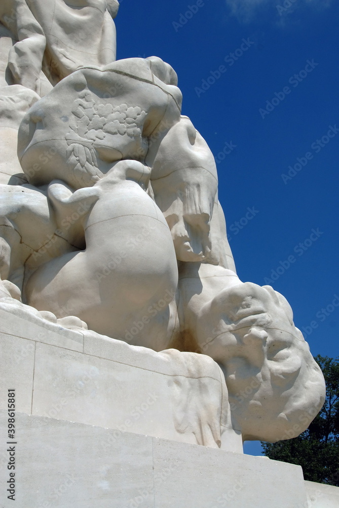Ville de Meaux, monument américain Ville de Meaux, monument américain