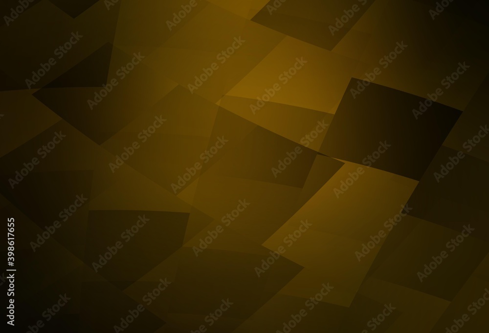 Dark Orange vector background with rectangles. Dark Orange vector background with rectangles.