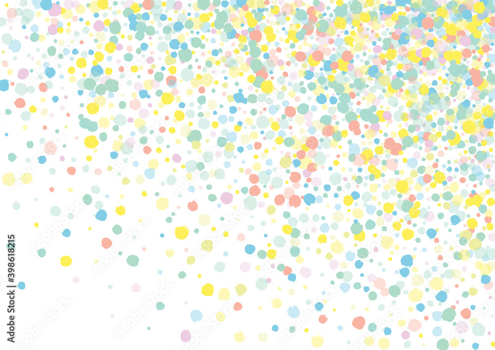 Yellow Confetti Vector White Background. Yellow Confetti Vector White Background.