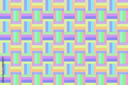 seamless pattern background of colorful shape