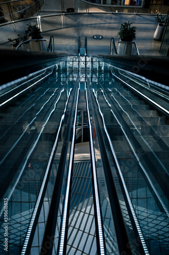 moving escalator