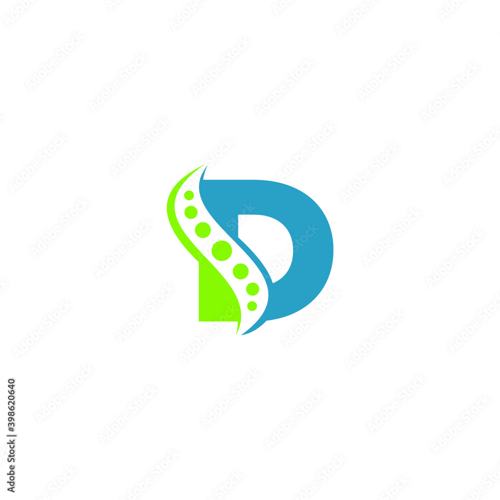 d chiropractic inside logo design d chiropractic inside logo design