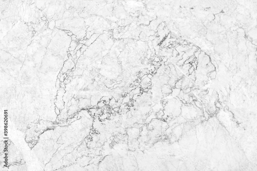 Fototapeta premium white marble natural pattern for background, abstract natural marble black and white