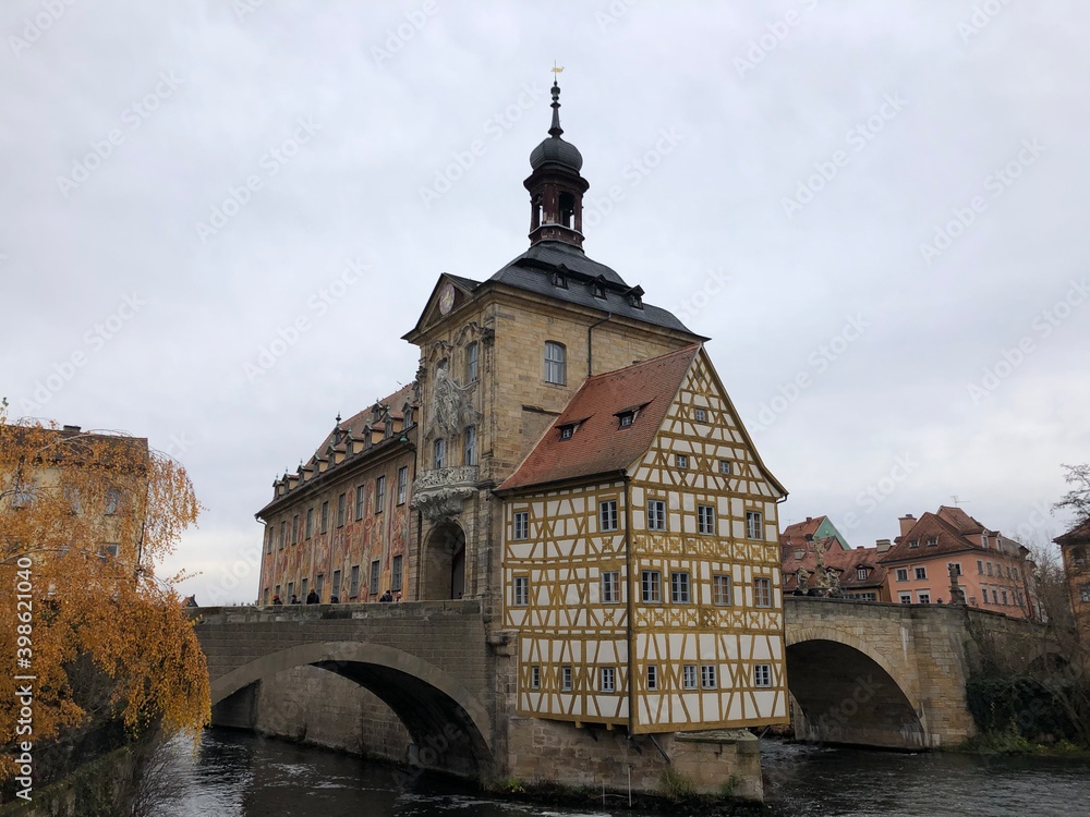 Fototapeta premium Bamberg, Germany - Dec 2019