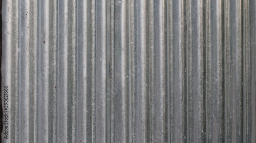 Isolated corrugated panel facade