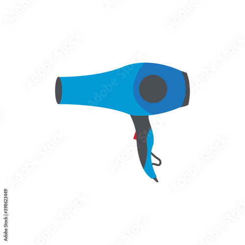Hairdryer icon design template vector isolated illustration