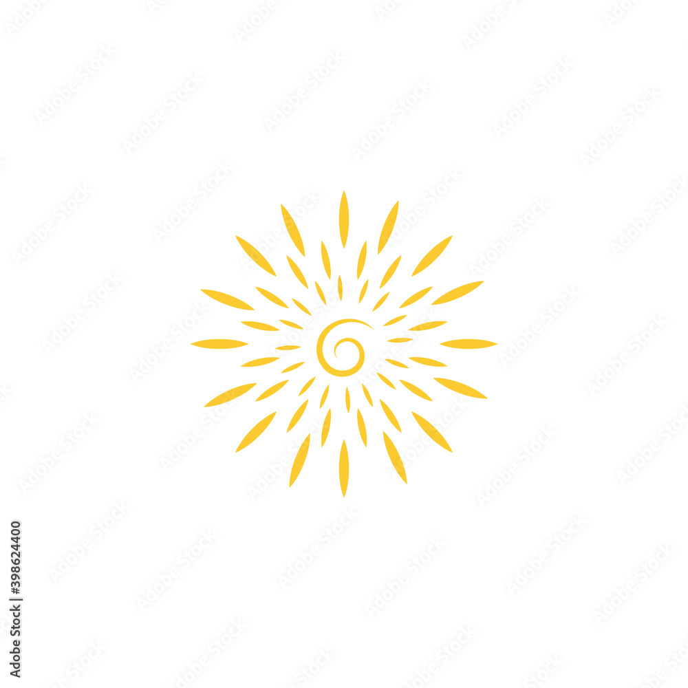 Sun Vector illustration Icon Logo Template design Sun Vector illustration Icon Logo Template design