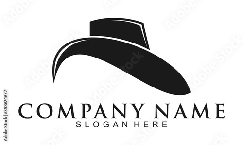 Hat illustration vector logo