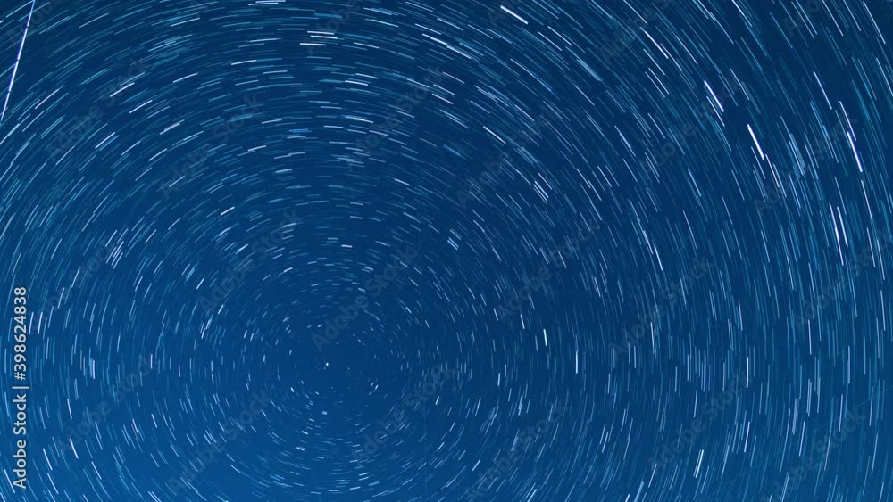 Startrails Around North Star Polaris Time Lapse Startrails Around North Star Polaris Time Lapse