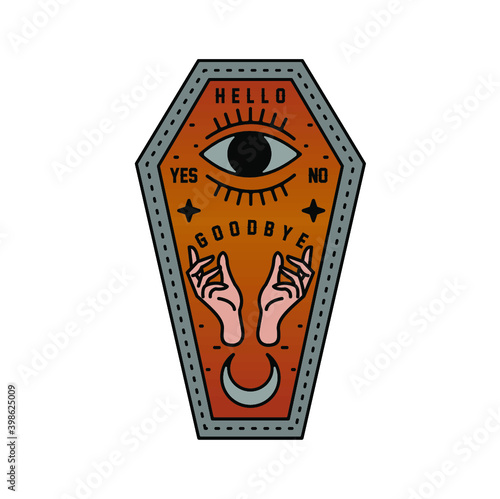 Ouija Hello Monoline Design