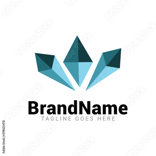 Free Download Diamond gold jewelry concept logo icon vector template. - GFXLoad