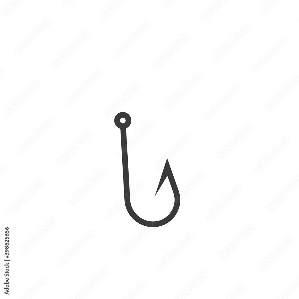 fishing hook icon vector illustration fishing hook icon vector illustration