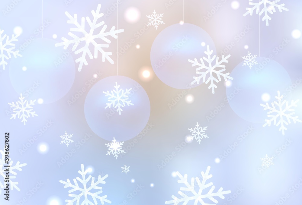 Light Purple vector texture in birthday style. Light Purple vector texture in birthday style.