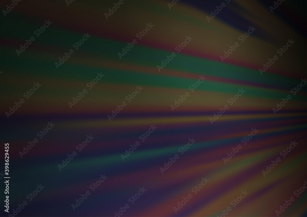 Fototapeta premium Dark Silver, Gray vector abstract bokeh pattern.