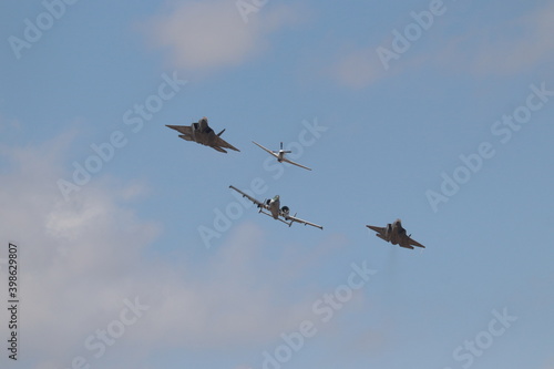 Airshow Aircraft in Flight