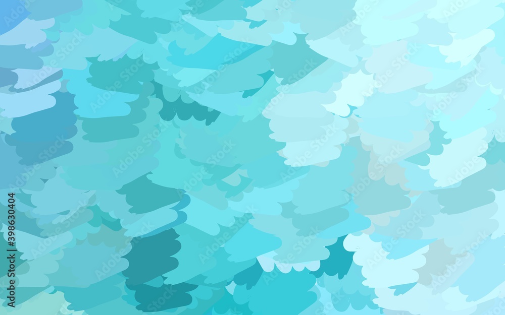 Light Green vector background with abstract shapes. Light Green vector background with abstract shapes.