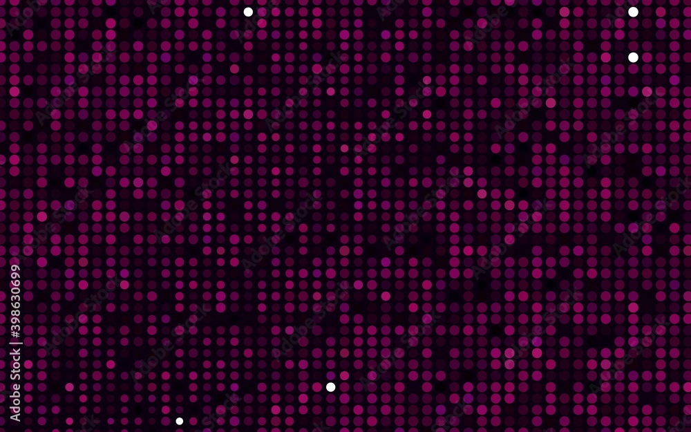 Light Purple vector cover with spots.