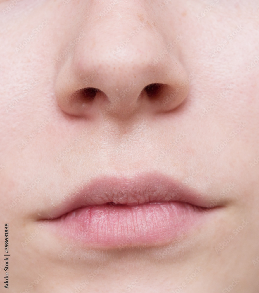 Fototapeta premium Nose and mouth