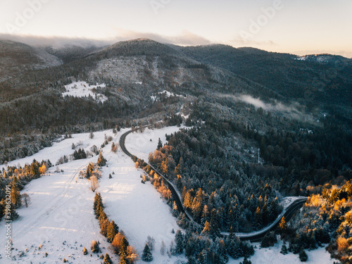 Winter in the mountains.  S...
