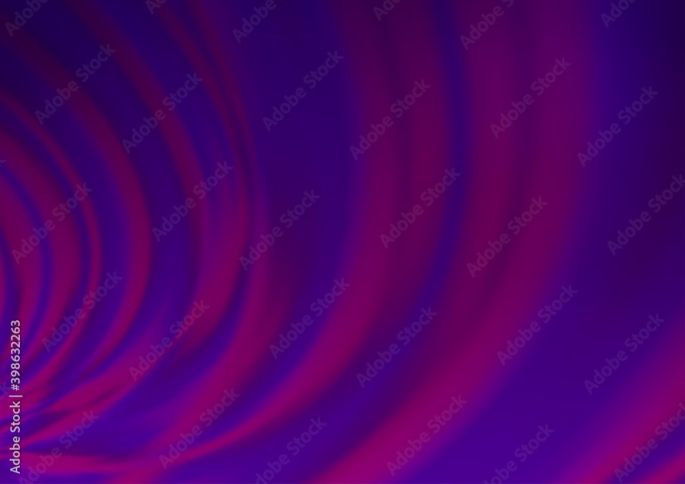 Fototapeta premium Dark Purple vector blurred and colored background.