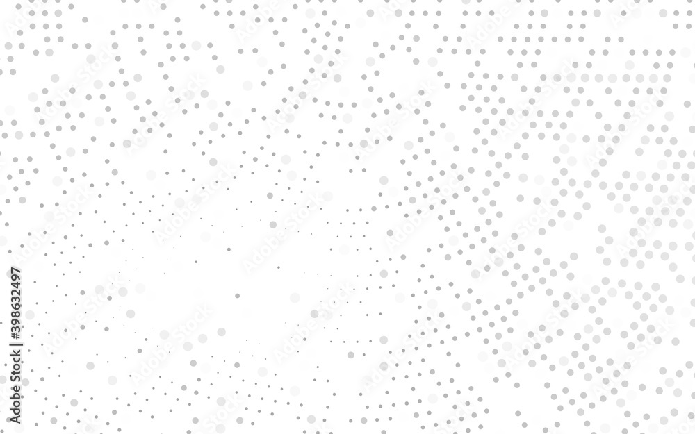 Light Silver, Gray vector cover with spots. Glitter abstract illustration with blurred drops of rain. Completely new template for your brand book.