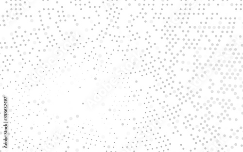 Light Silver, Gray vector cover with spots. Glitter abstract illustration with blurred drops of rain. Completely new template for your brand book.