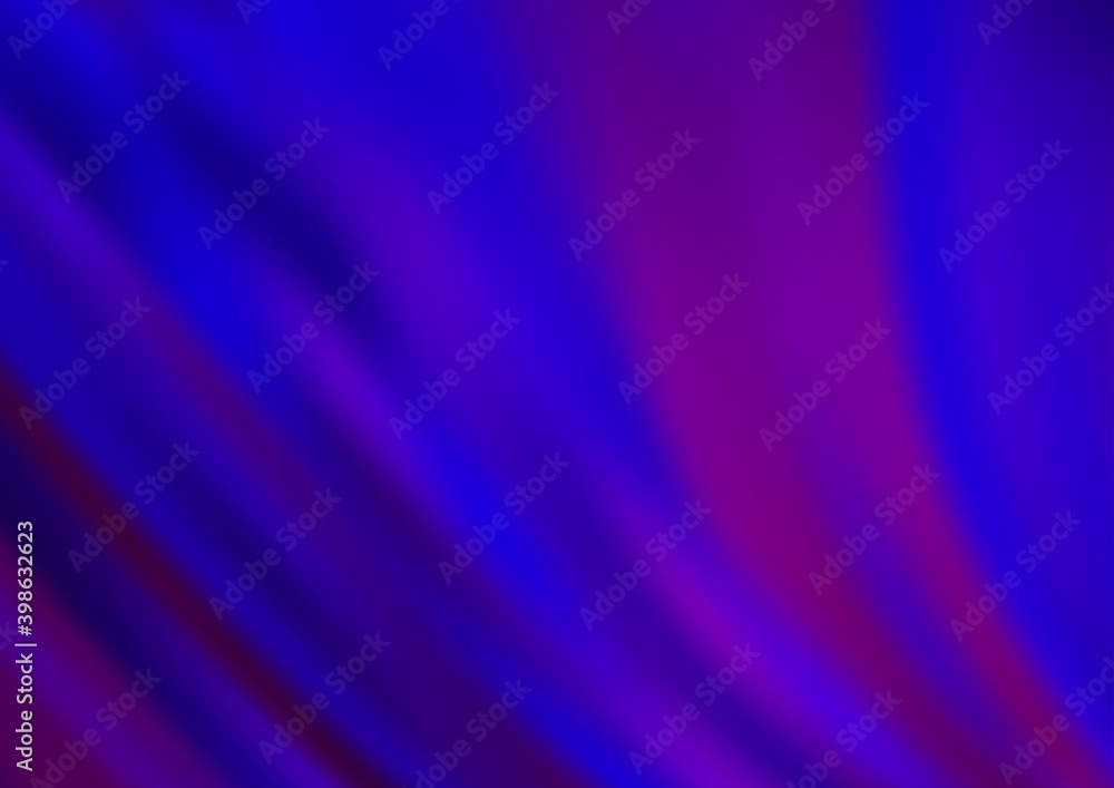 Fototapeta premium Light Purple vector background with bubble shapes.