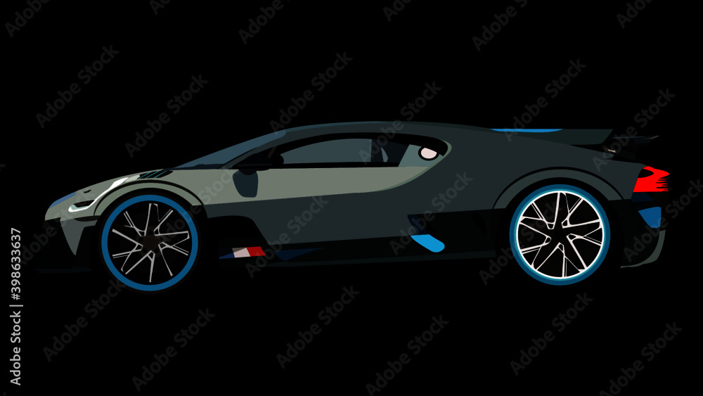 Naklejka premium sports car