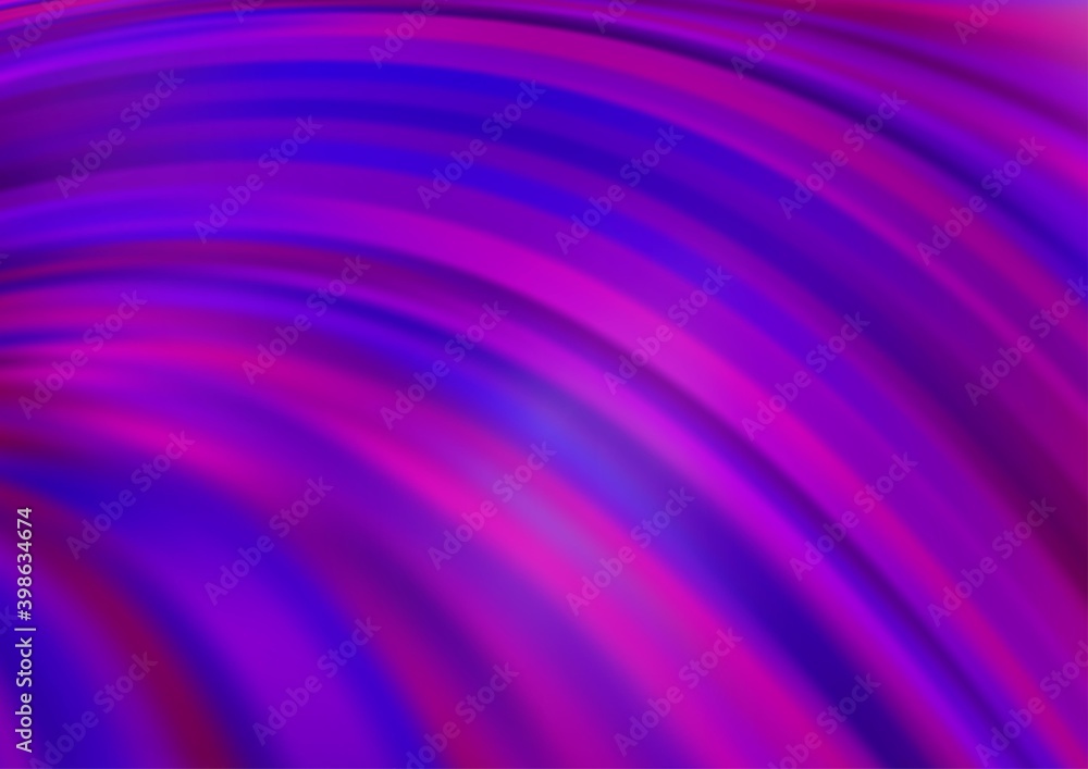Obraz premium Light Purple vector template with lava shapes.