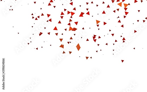 Wallpaper Mural Light Red vector template with crystals, triangles. Beautiful illustration with triangles in nature style. Modern template for your landing page. Torontodigital.ca
