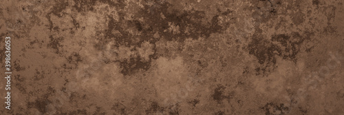 3D rendered brown soil and clay wall background