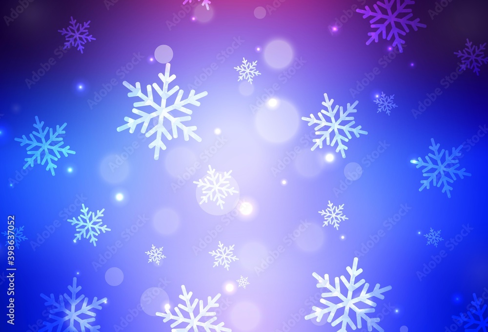 Dark Pink, Blue vector template in carnival style. Dark Pink, Blue vector template in carnival style.