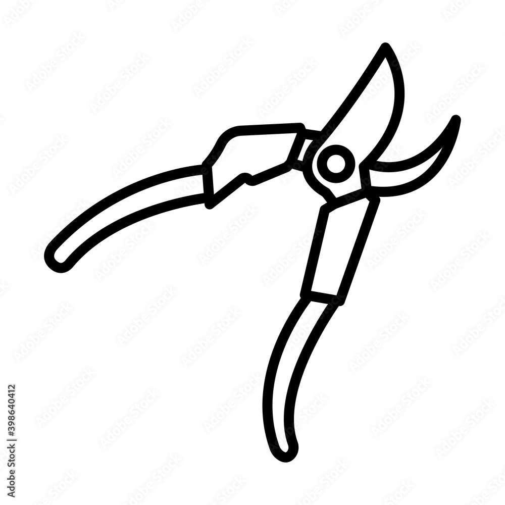 garden scissors icon vector illustration design garden scissors icon vector illustration design