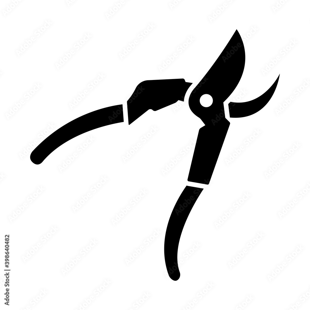garden scissors icon vector illustration design garden scissors icon vector illustration design