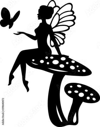 wings doll, child's room, child's picture, cartoon character, fly agaric, mushrooms, sketch, decor, glamor, romantic, magic, legs, figure, mystery, shadow, profile, sit, flying, wing, elegant, swim, d