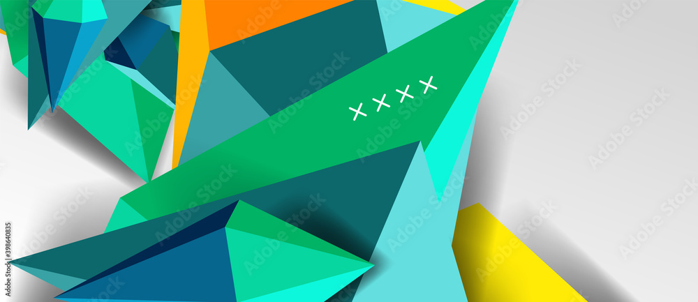 3d low poly abstract shape background vector illustration 3d low poly abstract shape background vector illustration